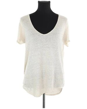Zadig & Voltaire Blouses Top en lin beige - Neutre
