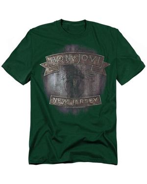 BON JOVI T-shirt New Jersey - Vert
