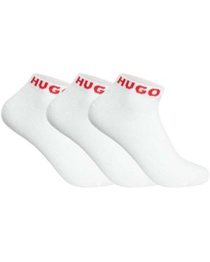 HUGO Socquettes Lot De 3 Paires De Socquettes - Blanc
