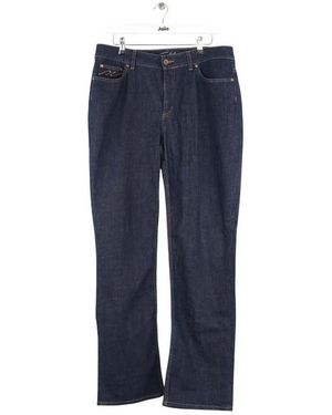 Tommy Hilfiger Jeans Jean droit en coton bleu