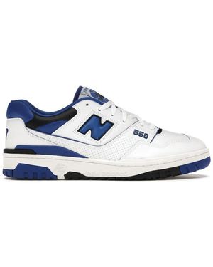 New Balance Baskets 550 White Blue - Bleu