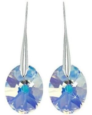 Sc Crystal Boucles oreilles BS008-SE003-IRIS - Bleu