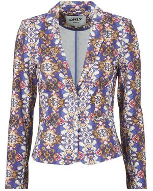 ONLY Giacca Onlpoptrash L/S Aop Blazer - Blu