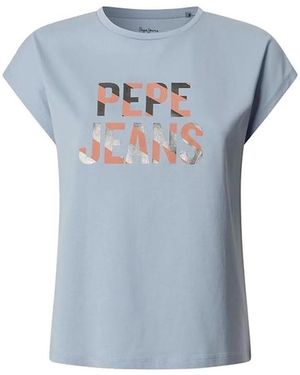 Pepe Jeans T-Shirt Catalina Cloudy - Bleu