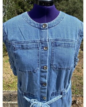Camaïeu Robe Robe En Jean Camaïeu - Bleu