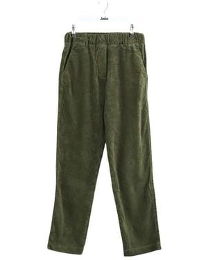 HOD Pantalon Pantalon droit en coton kaki - Vert