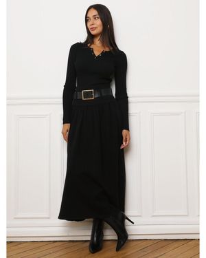 La Modeuse Jupes Jupes Pour Femme - Noir