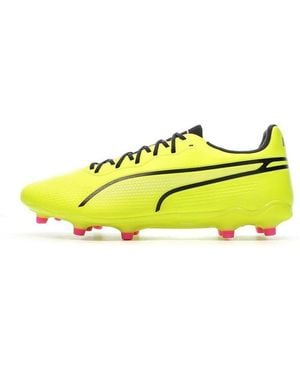 PUMA Chaussures de foot King Pro FG/AG - Jaune