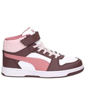 PUMA Baskets Rebound Slam Mid Ac+ Ps - Rose