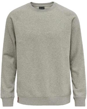 Hummel Sweat-Shirt Sweat-Shirt Classique Chiné - Gris