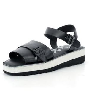 Kickers Sandales Plates Femme Hi Sunset Sandale À Talon - Noir