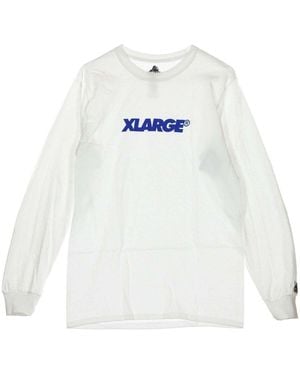 X-Large T-Shirt Og Lockup Ls - Blanc