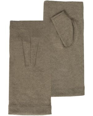 Isotoner Gants Mitaines Laine Kaki - Vert