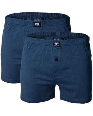 Ceceba Caleçons Caleçon Paquet de 2 Shorts - Bleu