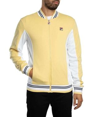 Fila Blouson Veste de survêtement Settanta Baseball - Jaune