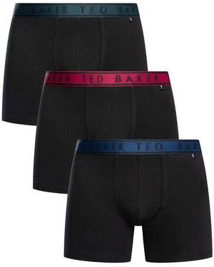 Ted Baker Caleçons Pack de 3 boxers - Noir