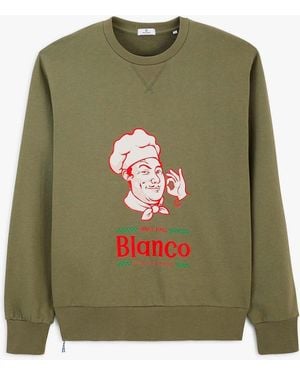 Serge Blanco Sweat-shirt Family Restaurant - Vert