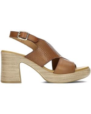 Paula Urban Sandales 32604 cuero - Marron