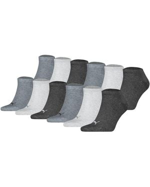 PUMA Chaussettes Chaussettes Sneaker Plain Ecom 12P - Gris