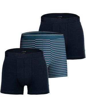 CALIDA Caleçons Caleçon New Boxer Natural Benefit 3P - Bleu
