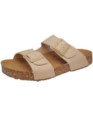 Haflinger Sandales Plates - Marron