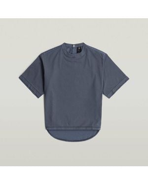 G-Star T-shirt D28731-2653 WOVWN MIX-D418 SALUTE GD - Bleu