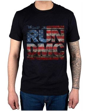 Run Dmc T-shirt Americana - Noir