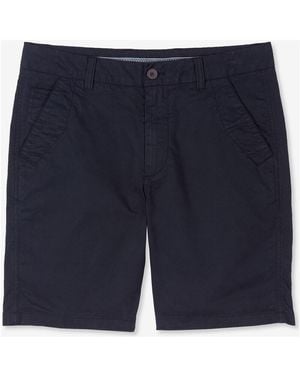 Oxbow Korte Broek Effen Chinoshort Stretch P0onagho - Blauw
