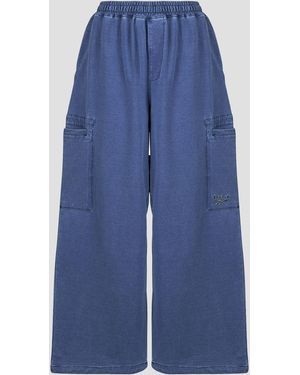 Reebok Pantaloni Sportivi Street Sport Printed Cargo Pants - Blu
