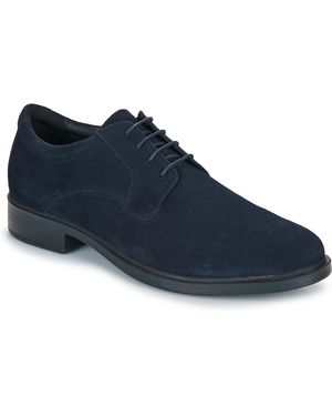 Geox Herren U New Life B Derby - Atmungsaktive Business-Schuhe Mit Komfort-Sohle