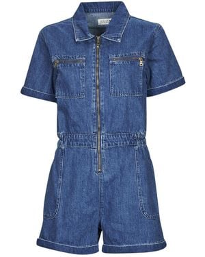 Molly Bracken Tute Jumpsuit Es106Bp--Denim - Blu
