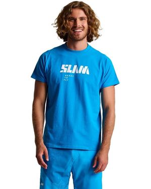 Slam T-shirt Graphic Ss - Bleu