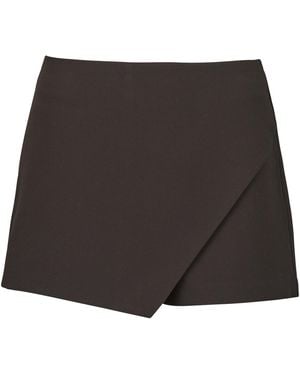 ONLY Gonne Corte Onlmist-Yasmine Wrap Skort - Marrone
