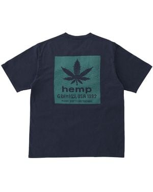 Gramicci T-shirt Hemp - Bleu