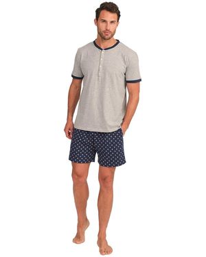 J&j Brothers Ensembles De Pyjama Jjbfh5301 - Bleu