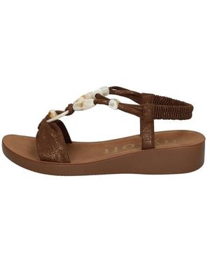 Mysoft Sandales compensées - Marron
