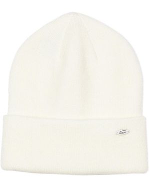 Oxbow Bonnet Bonnet uni à revers P0IRMA - Blanc
