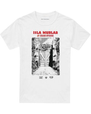 Jurassic Park T-Shirt Grand Opening - Blanc