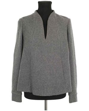 Ba&sh Blouses Top en laine gris