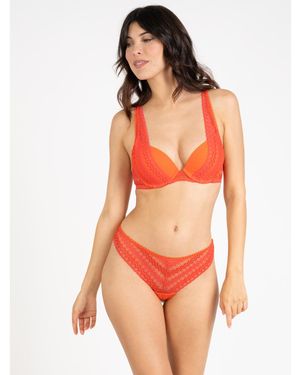 Passionata Corbeilles & Balconnets Soutien-Gorge Push-Up À Armatures À Coques Gaia - Orange