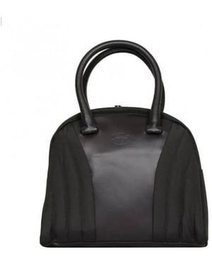 Sergio Tacchini Sac à main Sac à main demi rond toile - Noir