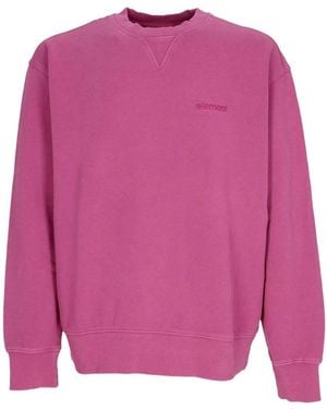 Element Sweat-Shirt Felpa Leggera Girocollo Uomo Cornell 3.0 Crewneck Deep Orchid - Rose