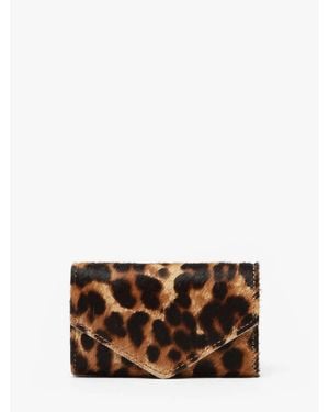 Etrier Portefeuille Porte-monnaie AGNES cuir AGNES 080-EAGN5018 - Marron