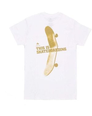 Emerica T-shirt This Is ing Tee - Blanc