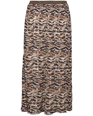 ONLY Gonne Midi Onljopee Jessie Fr Midi - Marrone