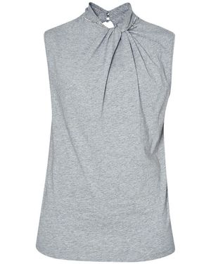 Liu Jo Blouses Top avec nœud - Gris