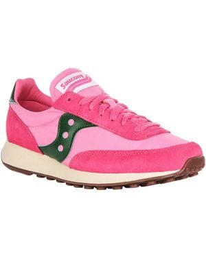 Saucony Baskets basses Trainer 80 - Rose
