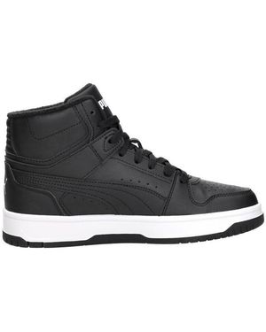 PUMA Baskets Rebound Slam Mid Wtr Jr - Noir