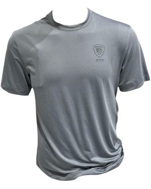 Blauer T-Shirt - Grijs