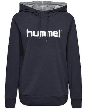 Hummel Sweatshirts À Capuche Sweat À Capuche Hmlgo Cotton Logo Pour Femme - Bleu